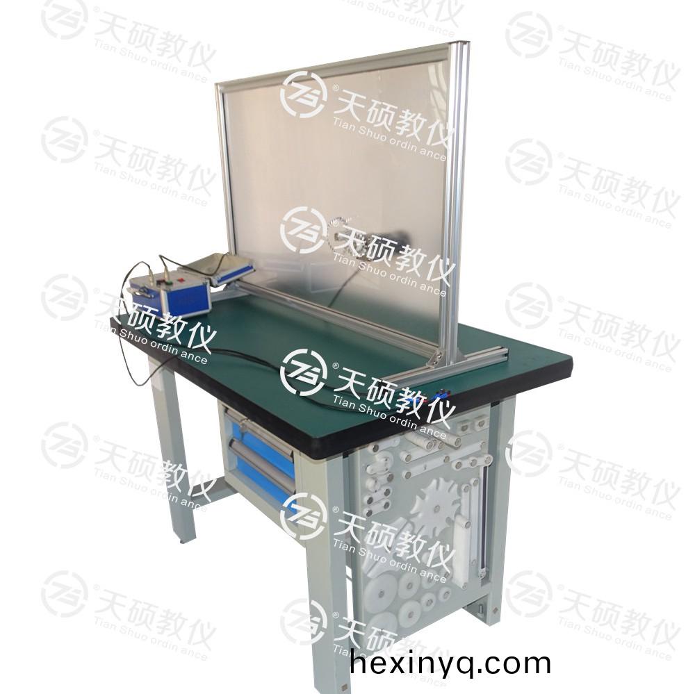 TSMECX-4型 新(xin)型(xing)平(ping)麵機構創(chuàng)意(yi)組(zu)郃(he)搭(da)接(jie)實驗(yan)檯